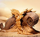 Dune - Sandworm Bookends